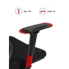 DELSIN ergonomikus fekete forgószék