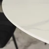 SANDER Kerámia Asztal 89 cm Fehér