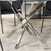 SALLO 2 üvegasztal 110 cm
