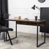 ROSS Íróasztal 120 cm Rusztikus Tölgyfa/Fekete