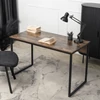 ROSS Íróasztal 120 cm Rusztikus Tölgyfa/Fekete