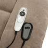 FENIX Elektromos Dönthető Masszázsfotel Felállási Funkcióval, Bézs