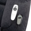 FENIX Elektromos Dönthető Masszázsfotel Felállási Funkcióval, Sötétszürke
