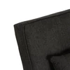IBERIS 80 cm-es dönthető fotel alváshoz, fekete