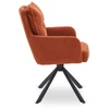 CITY Forgószék Gyömbér Kordbársony