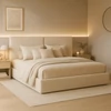 Ágy 180x200 MARSEILLA tárolóval Krémszínű Boucle