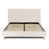 Ágy 140x200 KIOTO krémszínű boucle