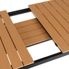 ARGOS Kerti asztal 160-210 cm Tölgyfa/Fekete