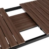ARGOS Kerti asztal 160-210 cm Diófa/Fekete