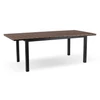 ARGOS Kerti asztal 140-180 cm Diófa/Fekete