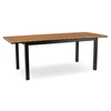 ARGOS Kerti asztal 160-260 cm Tölgyfa/Fekete