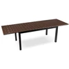 ARGOS Kerti asztal 160-260 cm Diófa/Fekete
