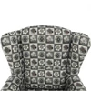 füles fotel puffal, szövet patchwork N1, ASTRID