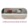 Alsószekrény polccal, fehér, LINE