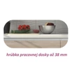Alsószekrény három fiókkal, tölgy sonoma, LINE D60