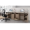 PC asztal, tölgy sonoma, B9 NEW