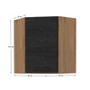 Felsőszekrény, tölgy lancelot/szürke matt, VEGA 58x58 GN-72 1F