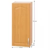 Konyhaszekrény, felső, éger, balos, LORA MDF NEW KLASIK W30/735