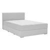 Boxspring típusú ágy 140x200, világosszürke, FERATA KOMFORT