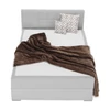 Boxspring típusú ágy 140x200, világosszürke, FERATA KOMFORT