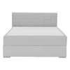 Boxspring típusú ágy 140x200, világosszürke, FERATA KOMFORT