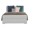 Boxspring típusú ágy 140x200, világosszürke, FERATA KOMFORT