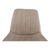 Szék, szürkésbarna taupe/fekete, HAZAL