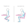 Ergonomikus zsámoly, szürke/fekete, RUFUS