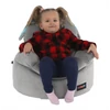 Babzsák, szürke szövet, BABY TYP 2