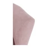 Klub fotel puffal, rózsaszín, ROSE