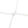 Kisasztal levehető tálcával, fehér, RENDER