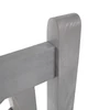 Fából készült kerti pad, szürke, 150 cm, FABLA