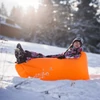 Felfújható babzsák/lazy bag, narancssárga, LEBAG