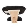 Ergonomikus térdelőszék, fekete/bükkfa, GROCO