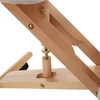 Ergonomikus térdelőszék, szürkésbarna Taupe/bükkfa, FLONET