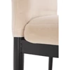 Szék, bézs Dulux Velvet szövet/fekete fém, COLETA NOVA