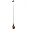 Függőlámpa retro stílusban, fém, rose gold, AVIER TYP 3