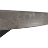 Étkezőasztal, beton/fekete, átmérő 120 cm, MEDOR
