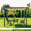 Pergola csúsztatható tetővel, alumínium, PEPY BASIC