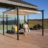 Pergola csúsztatható tetővel, alumínium, PEPY BASIC