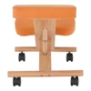 Ergonomikus térdelőszék, narancs/bükkfa, FLONET