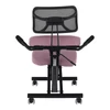 Ergonomikus zsámoly, rózsaszín/fekete, RUFUS