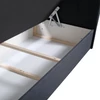 Boxspring ágy, 160x200, szürke, STAR