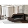 Boxspring ágy, 180x200, barna, STAR