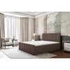 Boxspring ágy, 180x200, barna, STAR