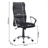Irodai fotel, fekete, TC3-973M 3 NEW