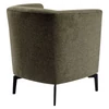 Design fotel, zöld/fekete, KAPY