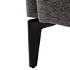 Design fotel, szürke/fekete, KAPY