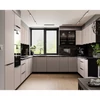 Felső sarokszekrény cashmere/fekete, ARAKA 60x60 GN-72 1F