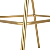 Design bárszék, bézs Velvet szövet/gold króm arany, DASMIN TYP 2